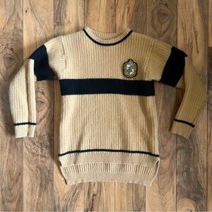 Harry Potter Lambswool Hufflepuff Quidditch Sweater
